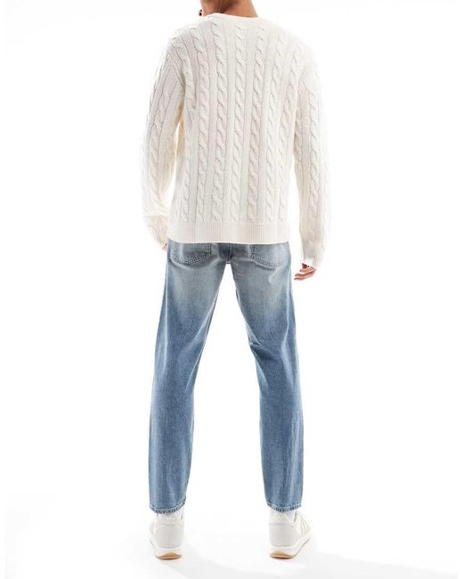 ASOS Blue Tapered Fit Jeans for men