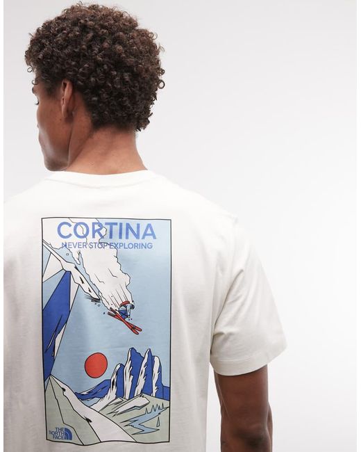The North Face White Mountain Celebration Back Print T-shirt for men