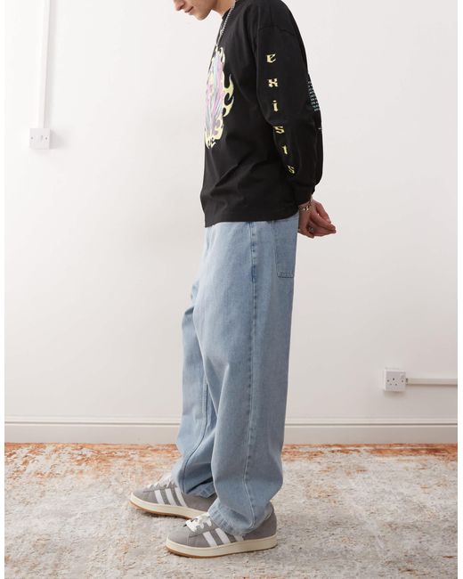 Santa Cruz Big – weite jeans in Blue für Herren