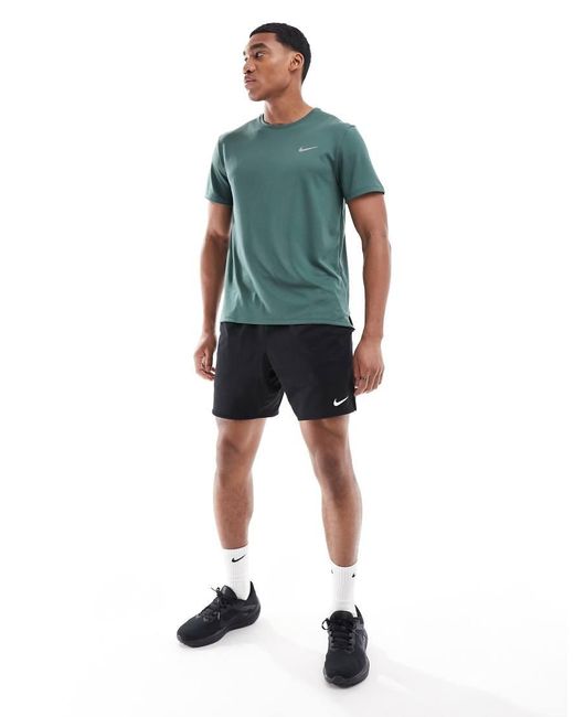 Nike Green Miler Dri-Fit T-Shirt for men