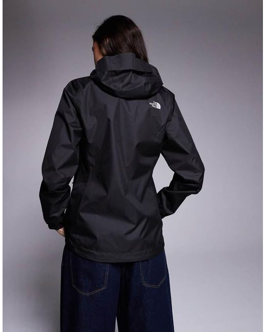 The North Face Black Quest Waterproof Hooded Jacket