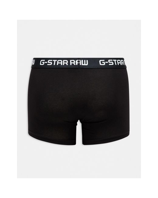 G-Star RAW Black Raw 3 Pack Boxers for men