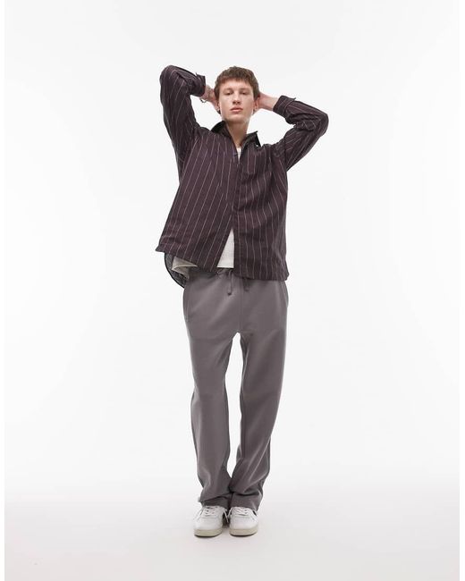 Topman Gray baggy Fit jogger for men