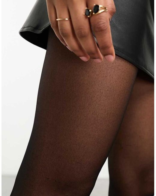 Pack De 2 Medias Negras De 20 Deniers De Vero Moda de color Black