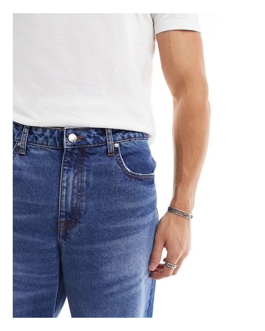 ASOS Blue baggy Jeans for men
