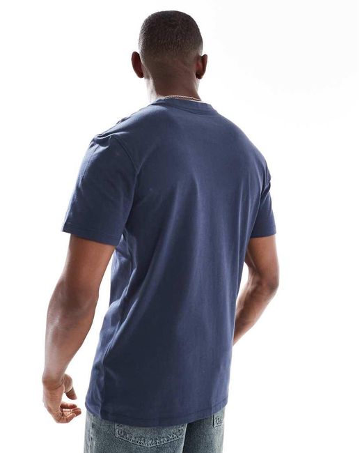 Only & Sons Blue Regular Fit T-shirt for men