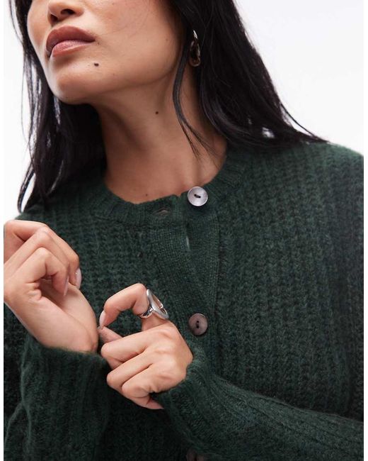 Levi's Black Luna Faux Shell Button Cardigan