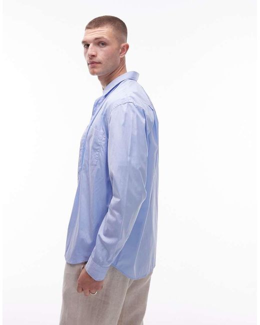 Camicia Comoda di ARKET in Blue da Uomo