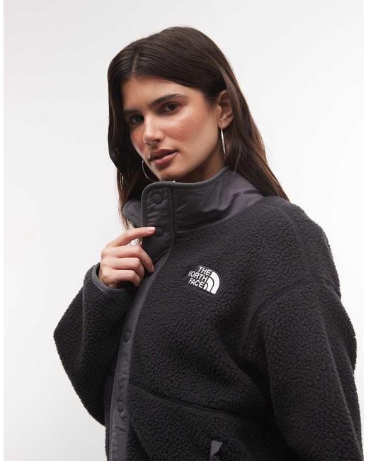 The North Face Black Cragmont Snap Button Fleece