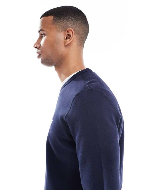 Polo Ralph Lauren Blue Icon Logo Double Knit Sweatshirt for men