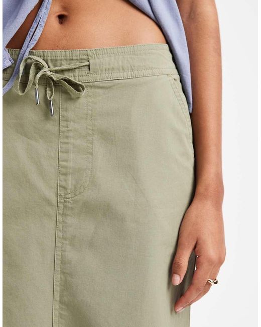 Roxy Green Iconic Land Skirt
