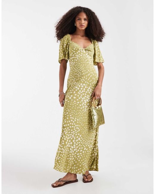 other stories metallic dress & Other Stories + Metallic Satin Midi Dress