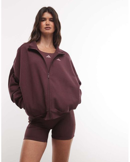 Adidas Originals Purple Three Stripes Studios Tracktop