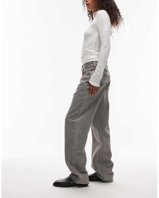 Vaqueros Holgados Con Lavado A La Piedra '94 De -Neutro Levi's de color Gray
