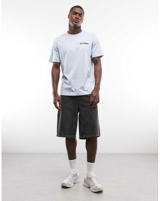 Element Blue Small Graphic T-shirt for men