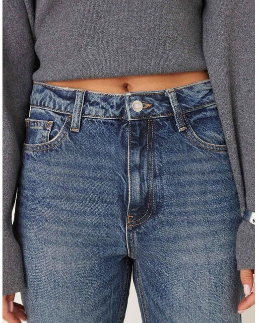 Mango Blue Mom2000 Jeans
