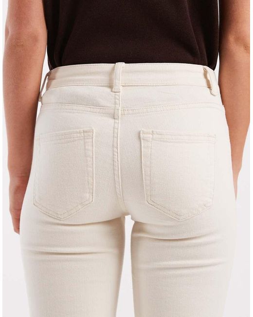 Only Petite Brown Blush High Waist Flared Jeans