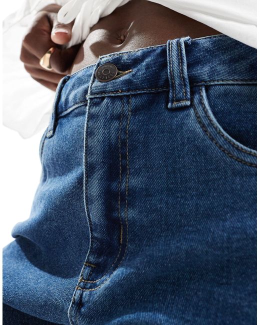 Object Blue A-line Denim Shorts