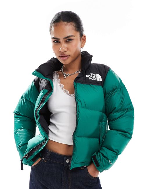 The North Face Green 1996 Retro Nuptse Down Puffer Jacket