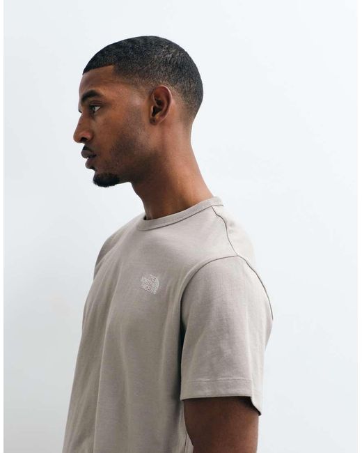 The North Face Gray Nse Slopes Graphic T-Shirt for men