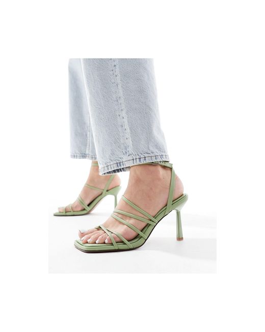 ASOS Green – hamper – riemchen-sandaletten