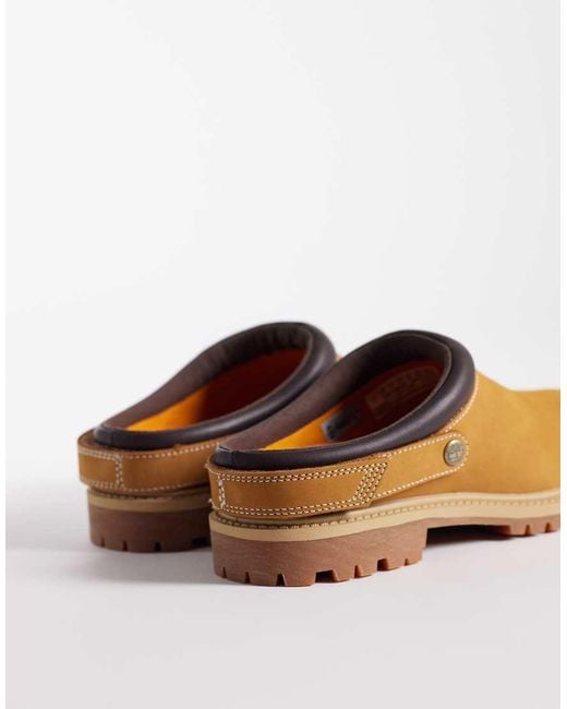 Timberland White Premium Mule