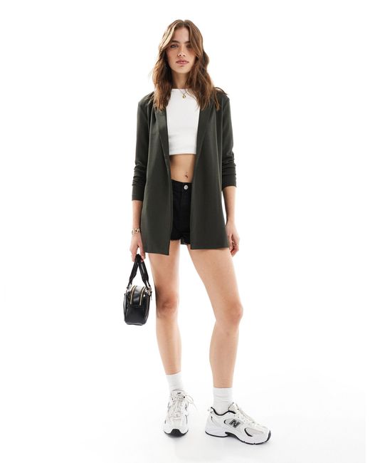 Jdy Black Relaxed Blazer Co-ord