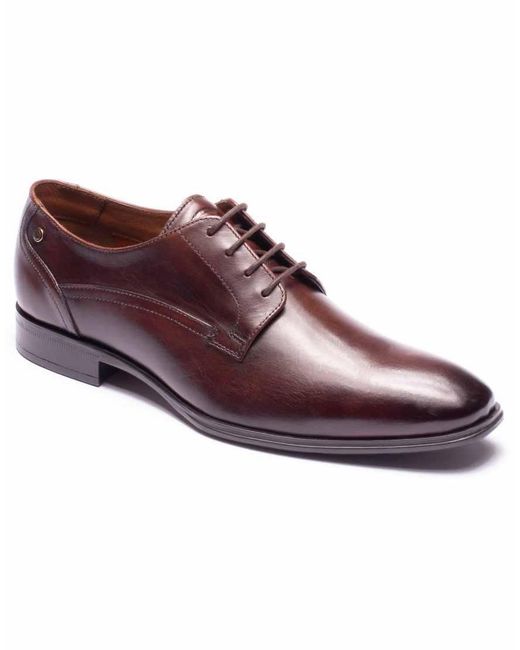 Base London Purple Vance Lace Up Shoe for men