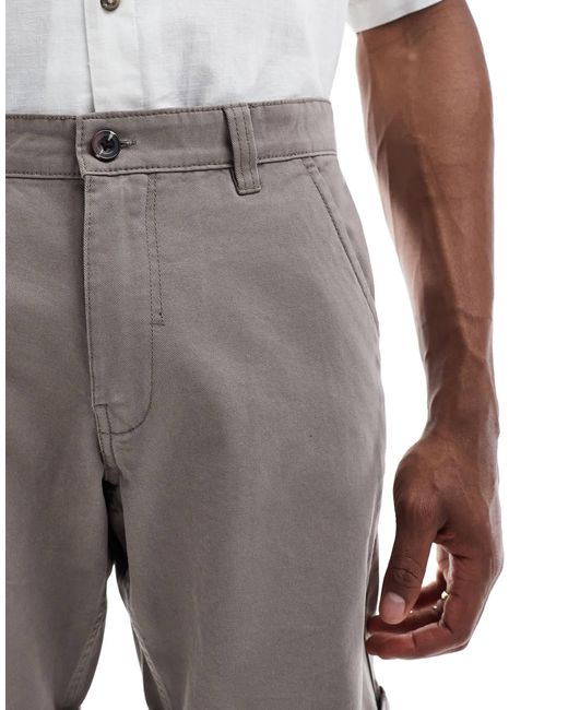 Brave Soul – chinoshorts in White für Herren