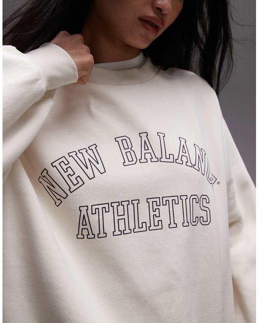 New Balance Gray Graphic Sweatshirt