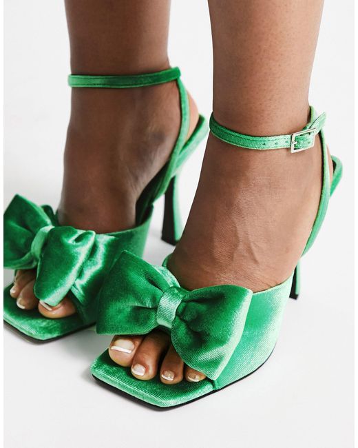 Sandalias verdes ASOS de color Green