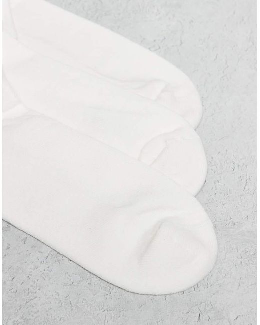 Pack De 3 Pares De Calcetines Blancos Con Estampado Gráfico De ASOS de hombre de color White