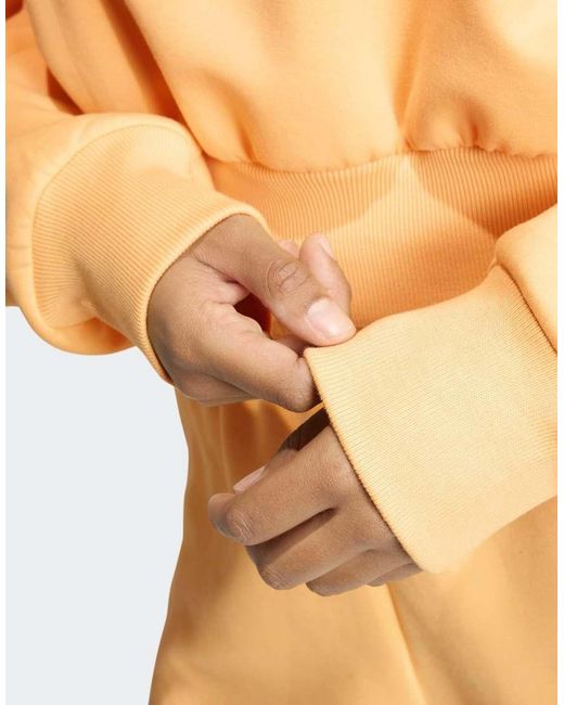 Adidas Originals Yellow Soft Lux Loose Sweatshirt