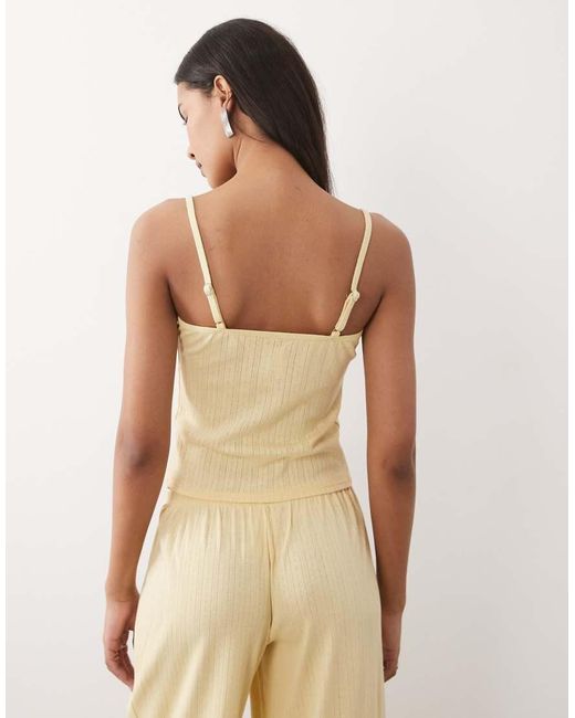 Dippin' Daisy's Natural Dippin Daisys Pointelle Cami Top