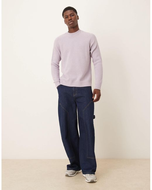 ASOS – strickpullover in Purple für Herren