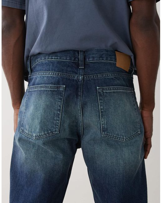 Weekday – klean – jeans mit waschung in Blue für Herren