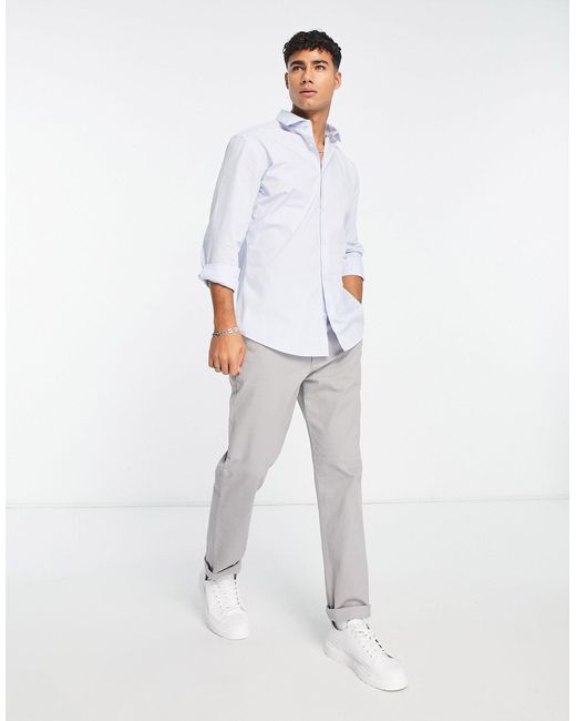 French Connection White Skinny Shirt for men