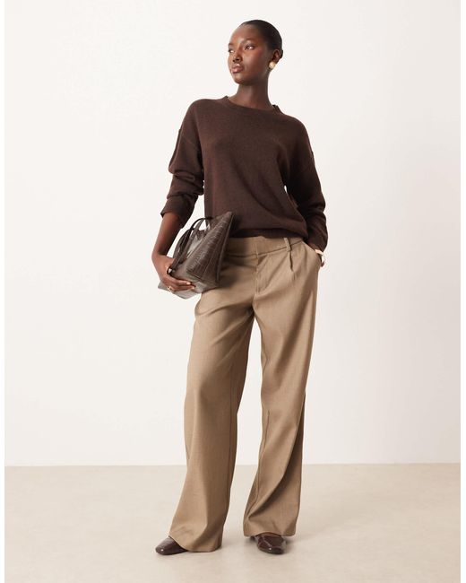 Vila Brown – oversize-strickpullover