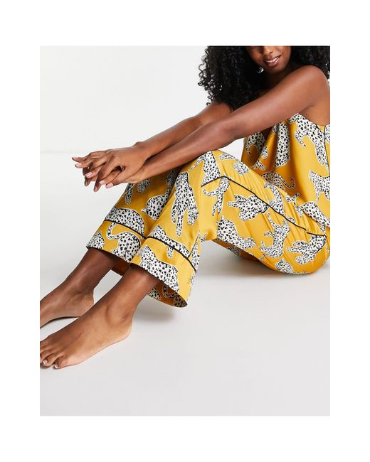 Leopard pyjama bottoms hotsell