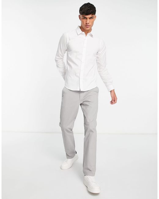 Bolongaro Trevor – schmales, klassisches hemd in White für Herren