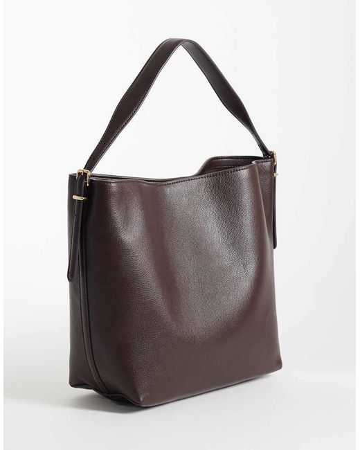 Mango Brown Bucket Bag