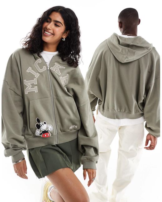 Green Mickey Mouse Hoody main image 1