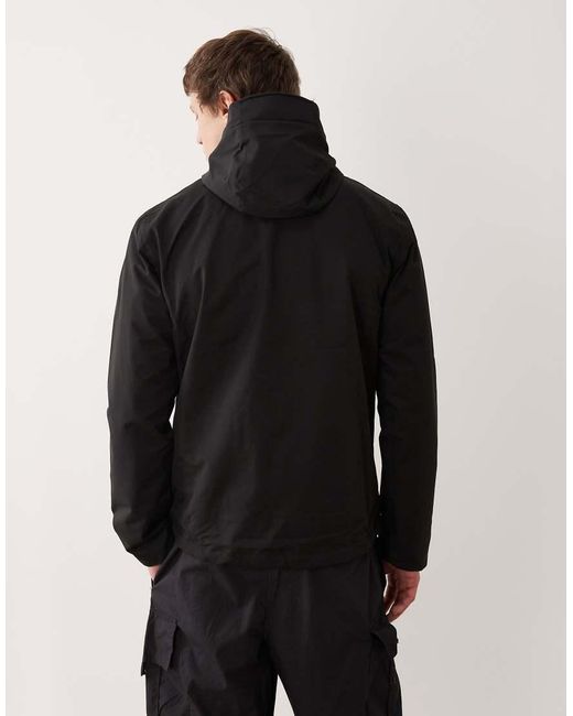 Regatta Black Waterproof Oakhowe Hooded Jacket for men