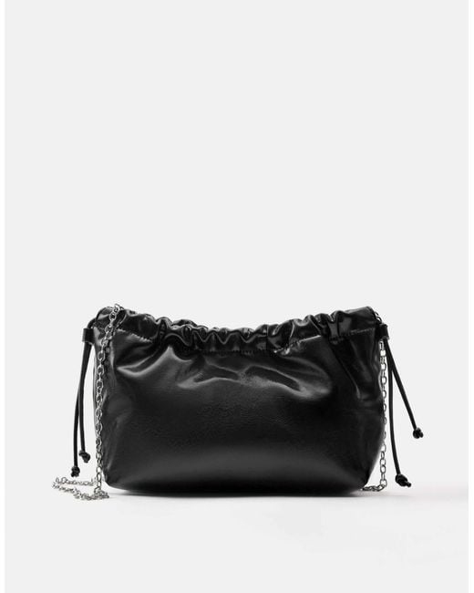 Pull&Bear Black Bucket-tasche