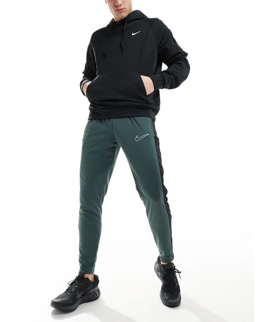 Nike Football Black Academy Dri-fit Panelled joggers for men