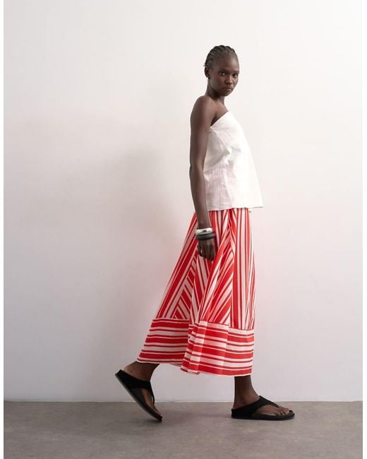 TOPSHOP Pink Full Circle Cut About Maxi Skirt