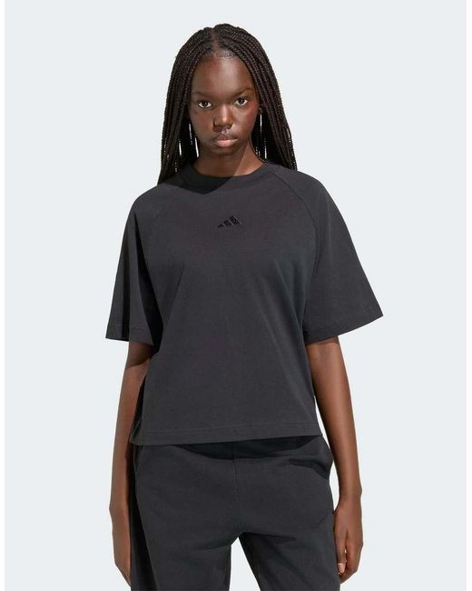 Adidas Originals Black Adidas Kit Small Logo T-shirt