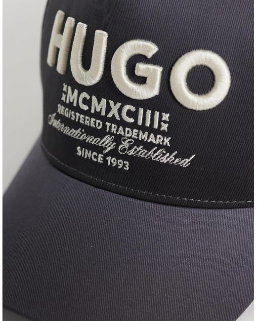 HUGO – e baseballkappe mit logo in Blue für Herren