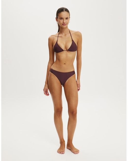 Cotton On Brown Full Bikini Bottom