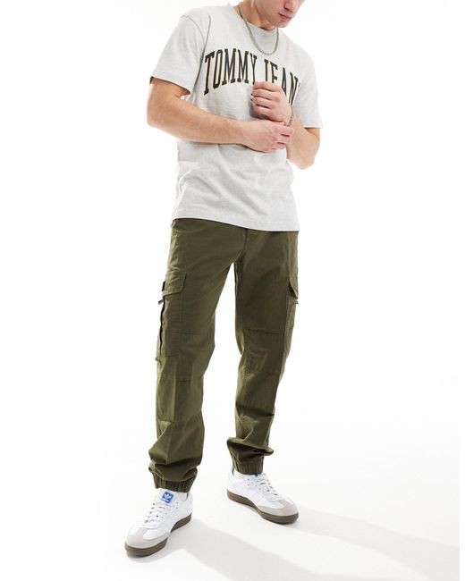 Ethan - pantalon cargo - olive Tommy Hilfiger pour homme en coloris Green